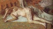 Edgar Degas After bath oil on canvas